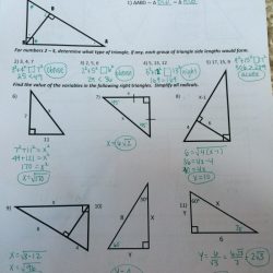 Right triangle trig review answer key