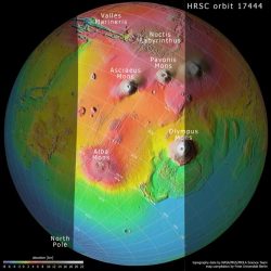 That the tharsis region on mars has so few craters