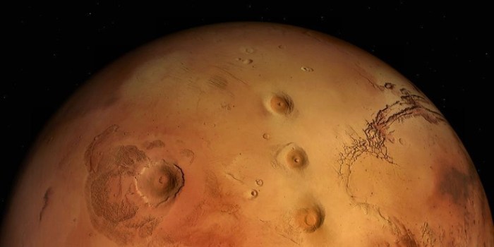 Tharsis mars region location map esa exploration science